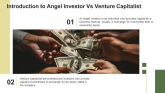 Angel Investor Vs Venture Capitalist powerpoint presentation and google slides ICP Professional Captivating