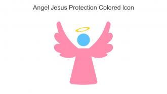 Angel Jesus Protection Colored Icon In Powerpoint Pptx Png And Editable Eps Format