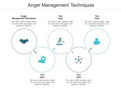 Anger management techniques ppt powerpoint presentation visual aids summary cpb
