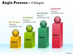 Angle process with 4 stages