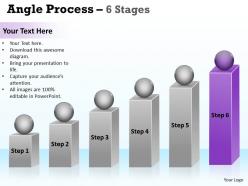 Angle process with 6 stages