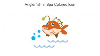 Anglerfish In Sea Colored Icon In Powerpoint Pptx Png And Editable Eps Format