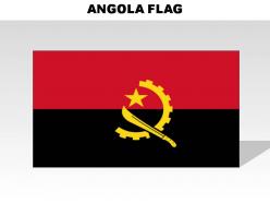 Angola country powerpoint flags