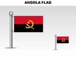 Angola country powerpoint flags