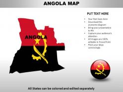 Angola country powerpoint maps