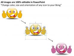 45939045 style variety 3 smileys 1 piece powerpoint presentation diagram infographic slide