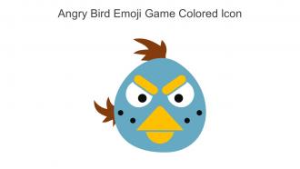 Angry Bird Emoji Game Colored Icon In Powerpoint Pptx Png And Editable Eps Format