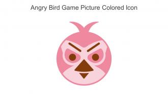 Angry Bird Game Picture Colored Icon In Powerpoint Pptx Png And Editable Eps Format