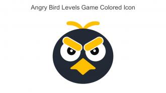 Angry Bird Levels Game Colored Icon In Powerpoint Pptx Png And Editable Eps Format