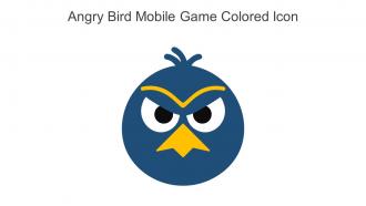 Angry Bird Mobile Game Colored Icon In Powerpoint Pptx Png And Editable Eps Format