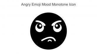 Angry Emoji Mood Monotone Icon In Powerpoint Pptx Png And Editable Eps Format