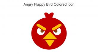 Angry Flappy Bird Colored Icon In Powerpoint Pptx Png And Editable Eps Format