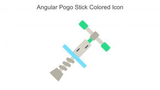 Angular Pogo Stick Colored Icon In Powerpoint Pptx Png And Editable Eps Format