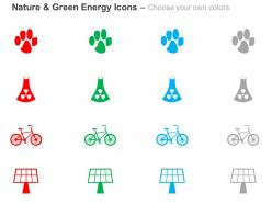 Animal cycle nuclear plant green energy ppt icons graphics
