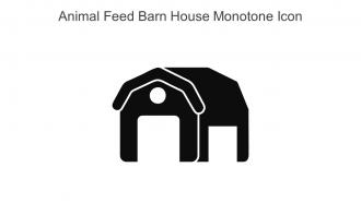 Animal Feed Barn House Monotone Icon In Powerpoint Pptx Png And Editable Eps Format