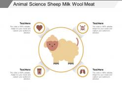 Animal science sheep milk wool meat