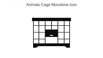 Animals Cage Monotone Icon In Powerpoint Pptx Png And Editable Eps Format