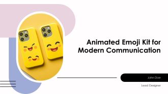 Animated Emoji Kit For Modern Communication PPT Slides AT