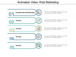 Animated video web marketing ppt powerpoint presentation ideas graphics tutorials cpb