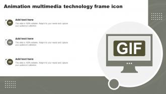 Animation Multimedia Technology Frame Icon