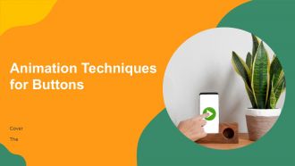 Animation Techniques For Buttons PPT Outline AT