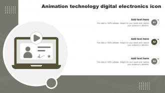 Animation Technology Digital Electronics Icon