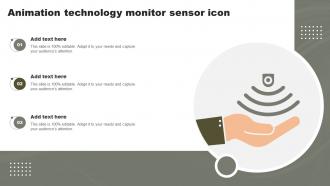 Animation Technology Monitor Sensor Icon