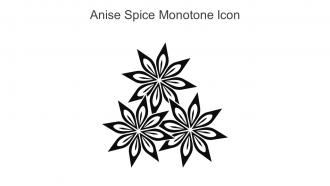 Anise Spice Monotone Icon In Powerpoint Pptx Png And Editable Eps Format