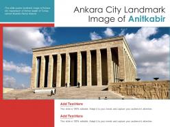 Ankara city landmark image of anitkabir powerpoint presentation ppt template