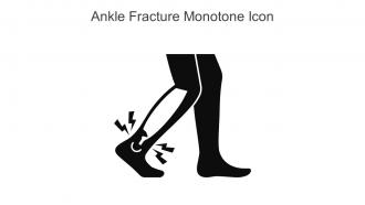 Ankle Fracture Monotone Icon In Powerpoint Pptx Png And Editable Eps Format