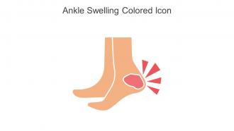 Ankle Swelling Colored Icon In Powerpoint Pptx Png And Editable Eps Format
