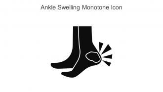 Ankle Swelling Monotone Icon In Powerpoint Pptx Png And Editable Eps Format