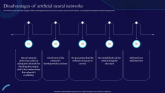 Ann Disadvantages Of Artificial Neural Networks Ppt Show Slide Download