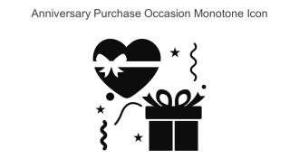 Anniversary Purchase Occasion Monotone Icon In Powerpoint Pptx Png And Editable Eps Format