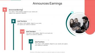 Announces Earnings In Powerpoint And Google Slides Cpb