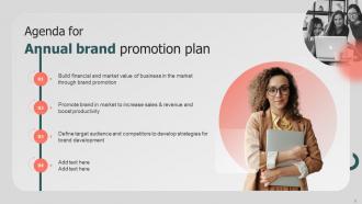 Annual Brand Promotion Plan Branding CD V Best Professionally