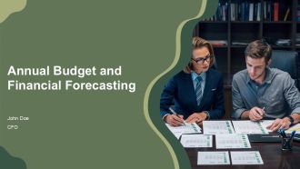 Annual Budget And Financial Forecasting PPT Template AT