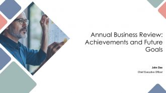 Annual Business Review Achievements And Future Goals PPT Graphics AT