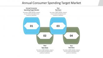 Annual consumer spending target market ppt powerpoint presentation infographics cpb