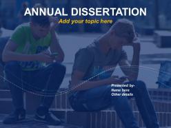 Annual dissertation academic thesis proposal