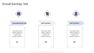 Annual Earnings Test In Powerpoint And Google Slides Cpb