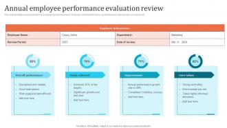 Annual Employee Performance Evaluation Review