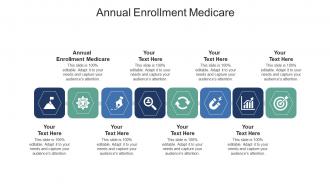 Annual enrollment medicare ppt powerpoint presentation infographic template background cpb