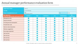 Annual Evaluation Powerpoint Ppt Template Bundles
