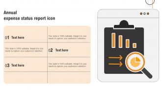 Annual Expense Status Report Icon