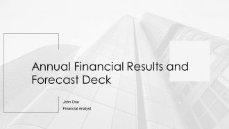 Annual Financial Results And Forecast Deck PPT Presentation AT