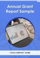 Annual grant report sample pdf doc ppt document report template