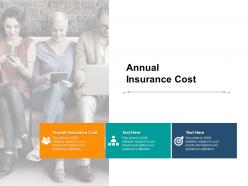 Annual insurance cost ppt powerpoint presentation ideas gallery cpb