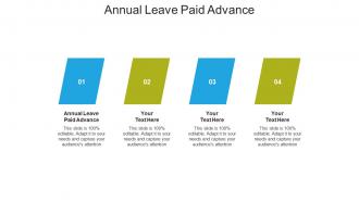 Annual leave paid advance ppt powerpoint presentation gallery layout ideas cpb
