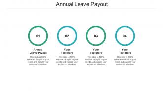 Annual leave payout ppt powerpoint presentation show layout cpb